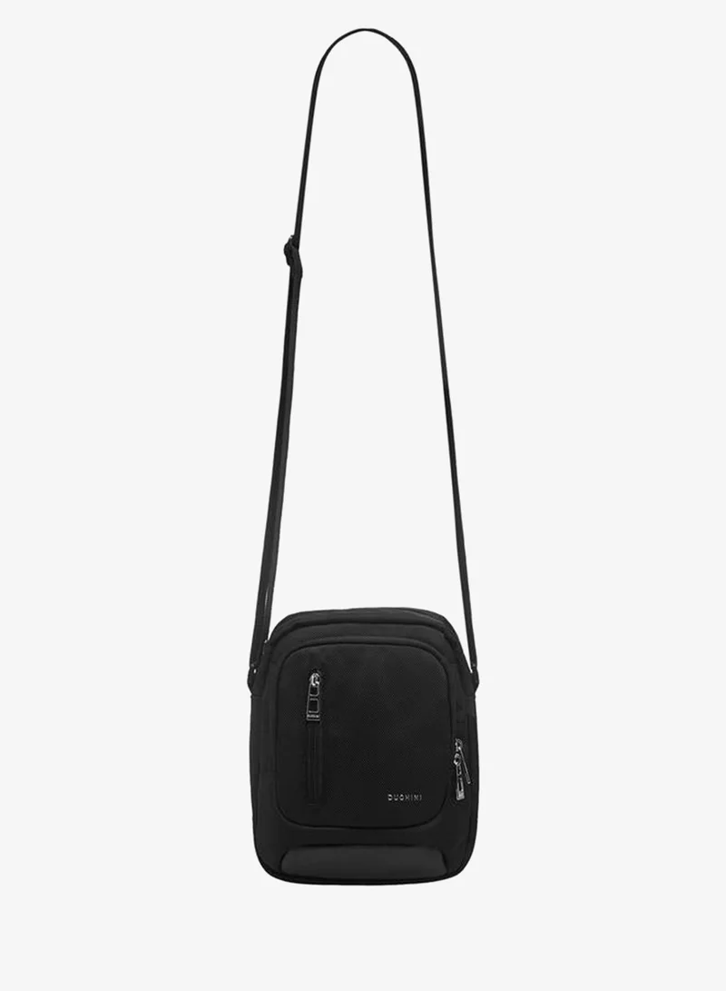 Duchini Black Men Adjustable Strap Crossbody Bag for Men | Best Price UAE