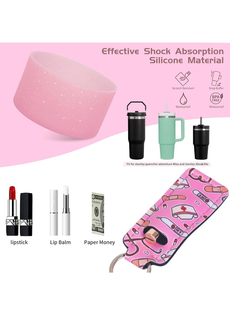 Y&D - 6PCS Use for  Cup Tumbler Accessories 40oz 30oz,Compatible with Stanley Cup Tumbler Water Bottle Handle Sling Strap for Carrying - Image 1