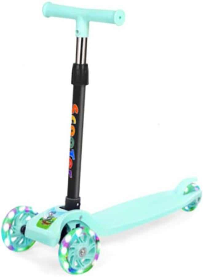 Scooters for Kids Toddler Scooter - Deluxe Aluminum 3 Wheel Glider w/Kick n Go, Lean 2 Turn Wheels, Step 4 Brake, Toddlers Training Three Wheeled Kid Ride on Toys Best for Little Boys & Girls - Black 