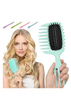 "Curly Hair Styling Brush – Detangling Brush for Wet & Dry Hair, Essential Tool for Defining & Shaping Perfect Curls (Random Colors)"