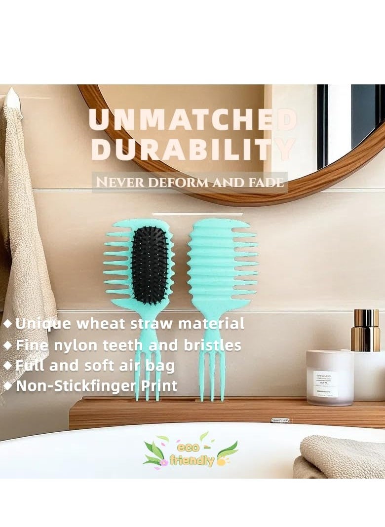 Generic - "Curly Hair Styling Brush – Detangling Brush for Wet & Dry Hair, Essential Tool for Defining & Shaping Perfect Curls (Random Colors)" - Image 1