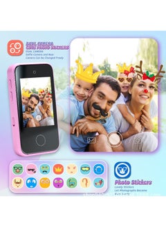 Generic Private Model Children's Mobile Phone 2.8 Inch Camera HD Photo Video Children IPS Touch Unicorn-Body Color:Purple Unicorn + 8g Card  - Image 4