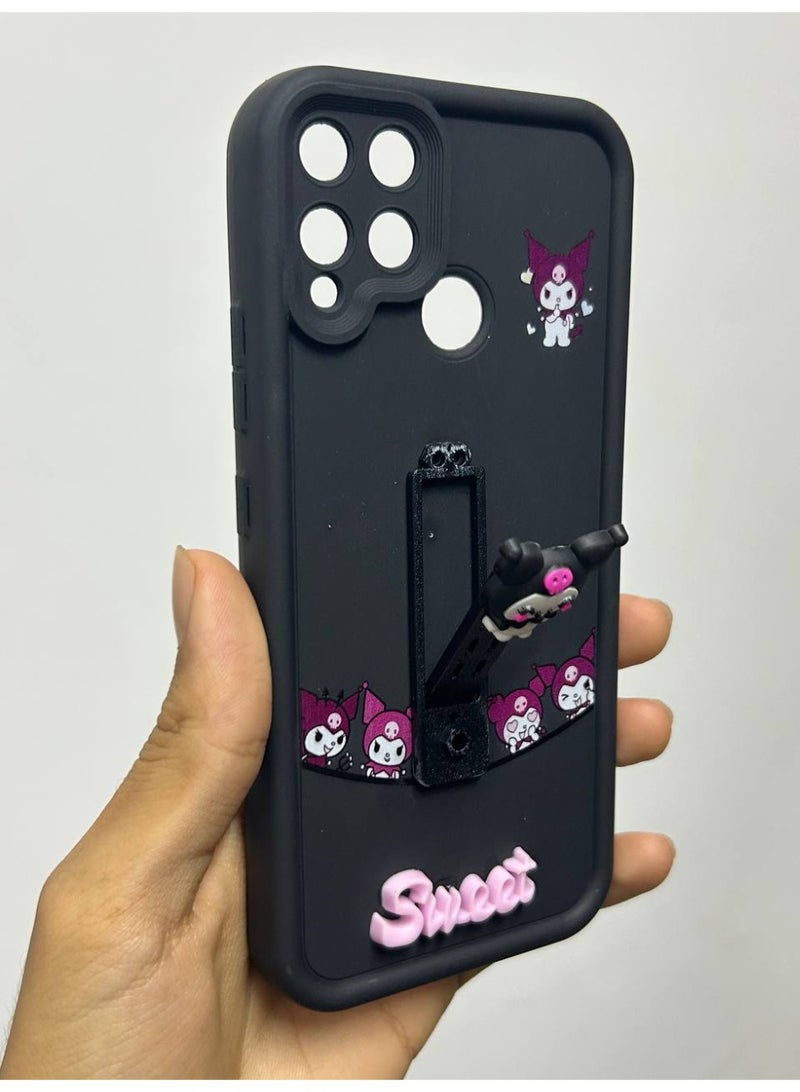 new cartoon-designed back cover with the word "Sweet" on it, compatible with the Realme C15 phone. - Image 1