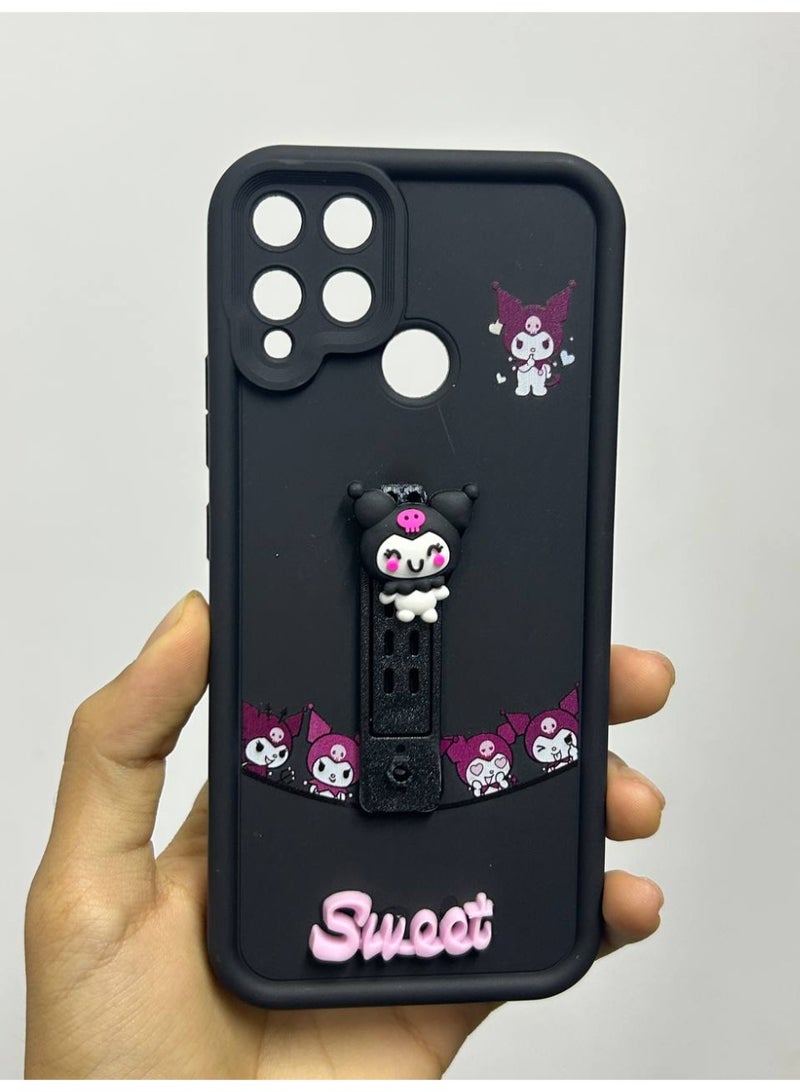 new cartoon-designed back cover with the word "Sweet" on it, compatible with the Realme C15 phone. - Image 2