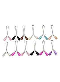 Generic 12Pcs Muslim Hijab Pearl Brooch Safety Scarf Pins  - Image 2