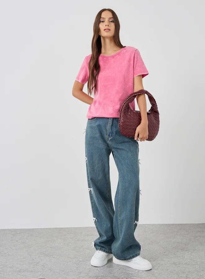 Take Two Take Two Solid Short Sleeve T-Shirt