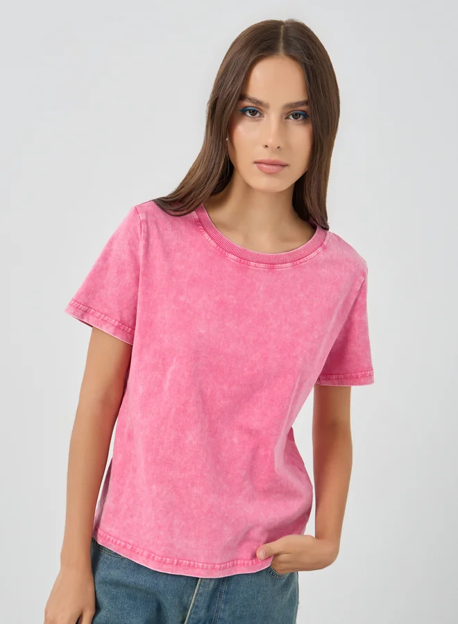 Take Two Take Two Solid Short Sleeve T-Shirt