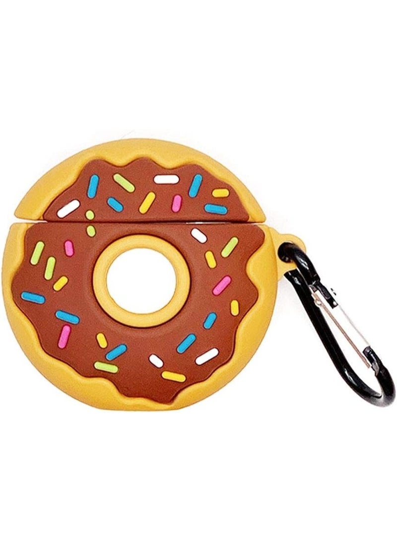 جراب ناعم من السيليكون المقاوم للصدمات لأجهزة Apple Airpods 3 جراب جديد ثلاثي الأبعاد لطيف بتصميم كرتوني إبداعي مع سلسلة مفاتيح - Image 4