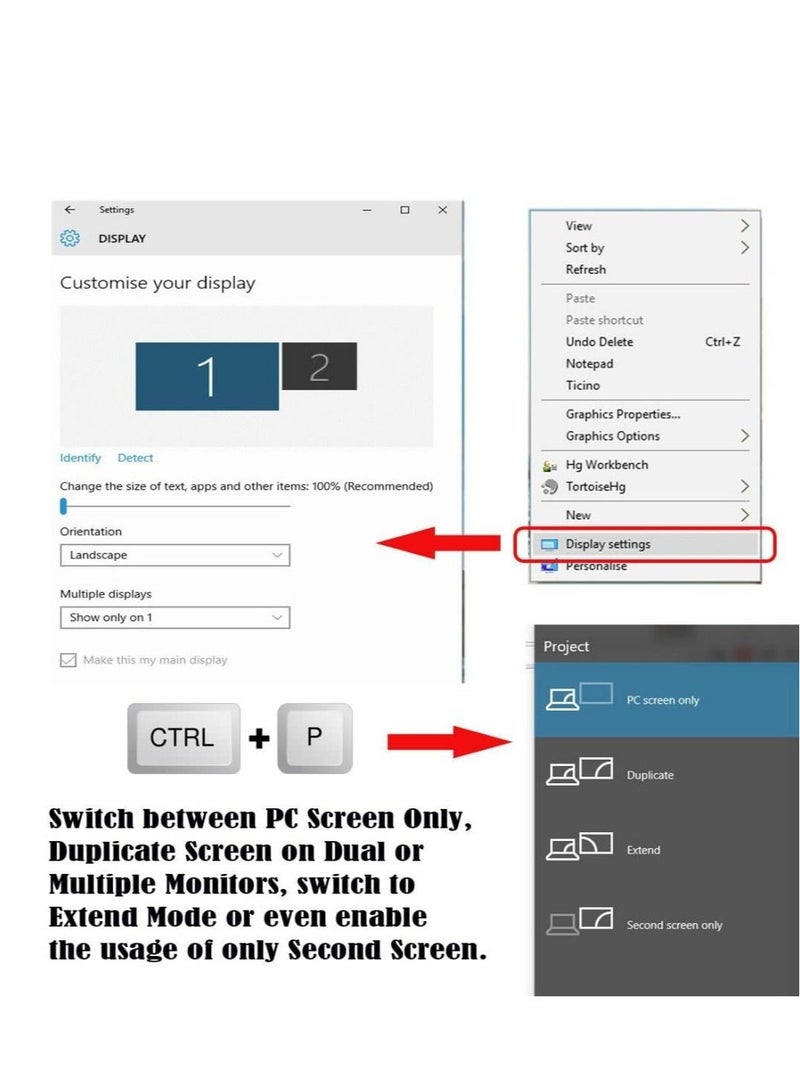 Excefore محول HDMI 2.1 ذكر إلى أنثى، محول بزاوية قائمة 90 درجة، محول تمديد HD، مناسب لأجهزة الكمبيوتر المحمولة والتلفزيون - Image 3