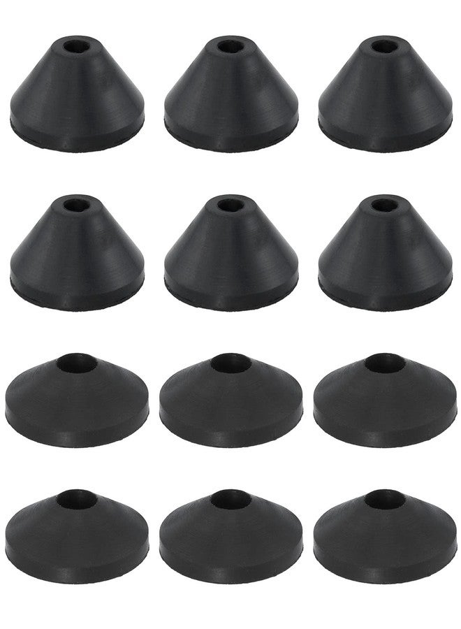 AYLIFU 12PCS Toilet Bolt Rubber Washers Conical Washers Toilet Tank Leakage Prevent Kit for Toilet Tank Repair (M6 6PCS+M8 6PCS) - Image 1