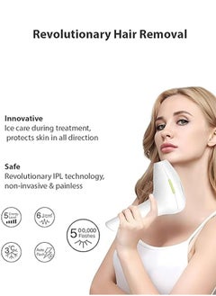 Generic Laser Hair Removal, Hair Removal Device with Scraper, Laser Hair Removal Device with Sunglasses, Laser Hair Removal for Women, IPL Laser Hair Removal for Armpits, Legs, Arms, Gini Line Facial  - Image 4