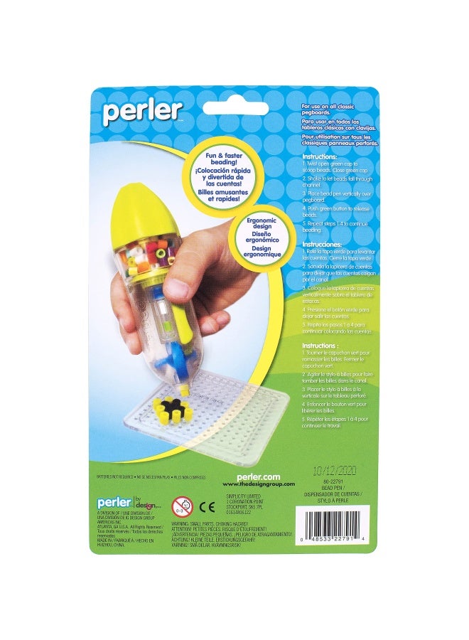 Perler Beads Pen Bead Dispenser Kids Crafts 1 pc Lime Green - Image 2