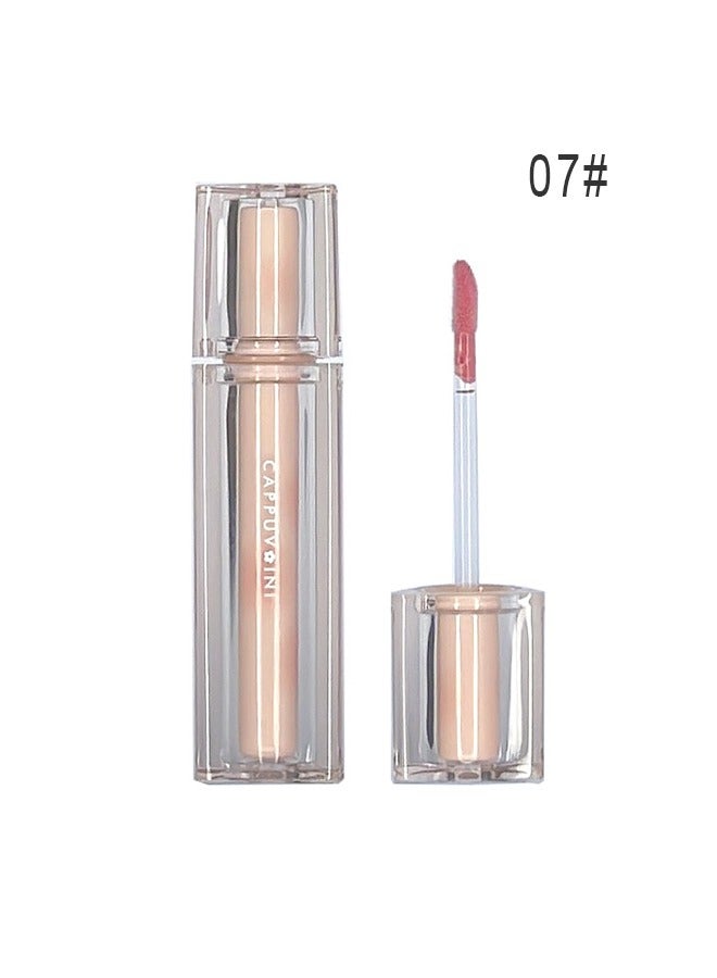 Glass Water Lifter Gloss - Hydrating Lip Gloss - Plumping Water Gloss Lip Gloss Moisturizing Sweet Lip Glaze Jacinth 07 - Image 1