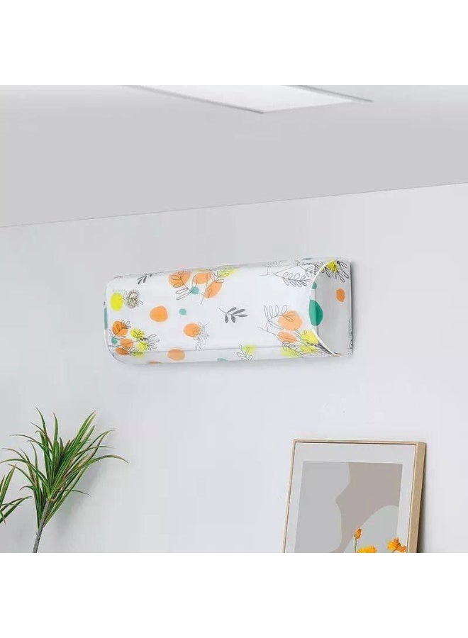Air conditioner cover, wall mounted type, indoor air conditioner cover, sun visor, waterproof indoor unit cover, air conditioner cables. Random color and shape((95x31x21 CM/37X12X5 INCH)(1.5 HP)) - Image 2