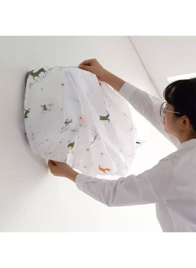 Air conditioner cover, wall mounted type, indoor air conditioner cover, sun visor, waterproof indoor unit cover, air conditioner cables. Random color and shape((95x31x21 CM/37X12X5 INCH)(1.5 HP)) - Image 3