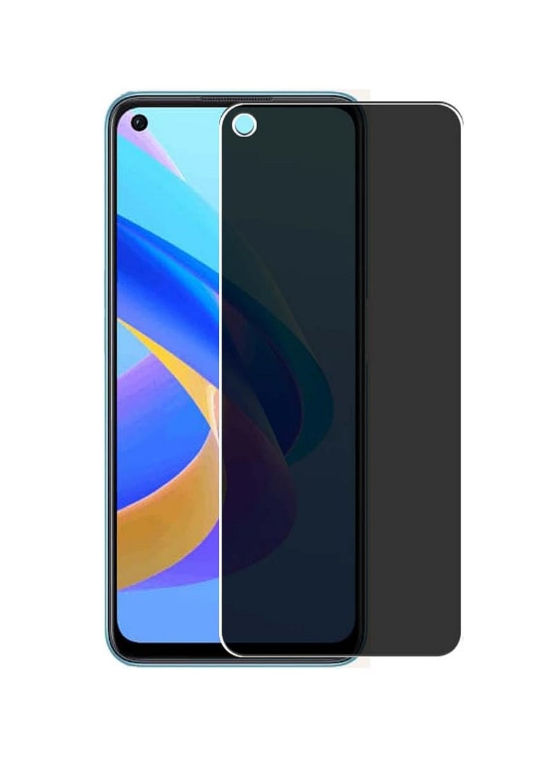 Super - Tempered Glass Screen Protector Anti-Spy Privacy  Designed For Oppo A92 Full Screen Coverage And Bubble Free - Image 1