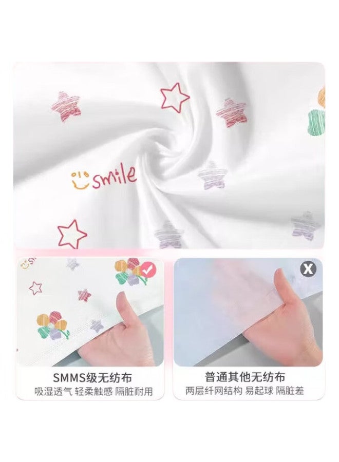 DR.CHU Chuyisheng Disposable Bed Sheet, Hotel Travel Bedding, Thickened Portable Anti-dirt, [smile] Double Size - Image 1