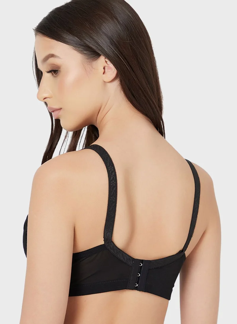 Styli Padded Mesh Insert Bra