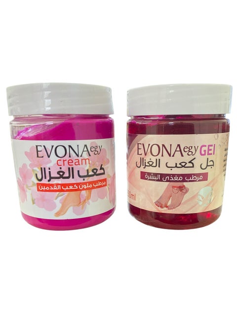 Evona Gazelle Heel Gel and Cream for Old Age