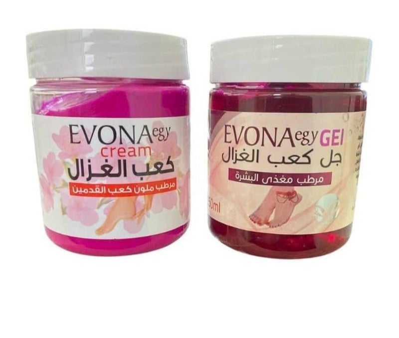 Evona Gazelle Heel Gel and Cream for Old Age