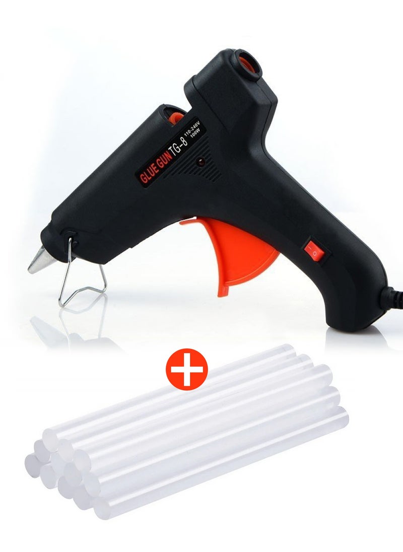 Generic Multi-Purpose Hot Glue Gun Perfect for Crafts and Home Repairs with Glue Sticks 12 PCs  - Image 1