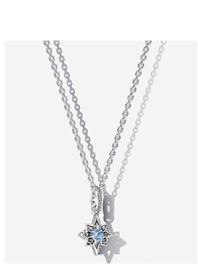 PANDORA - Pandora Disney series, "Cinderella" blue star pendant - Image 1