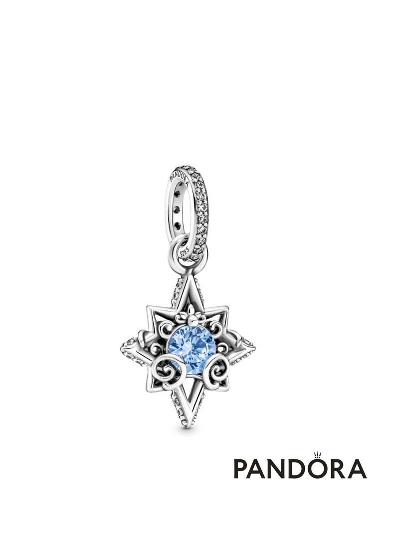 PANDORA - Pandora Disney series, "Cinderella" blue star pendant - Image 1