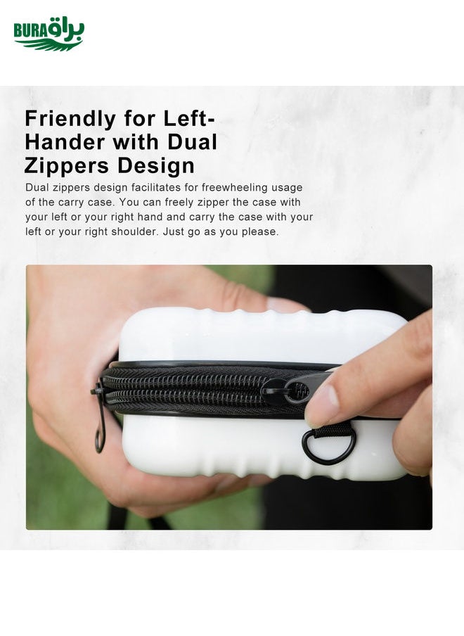 BURAQ - For Insta360 Ace / Ace Pro aMagisn Small Organizer Bag Sports Camera Protective Accessories(Pearl White) - Image 1