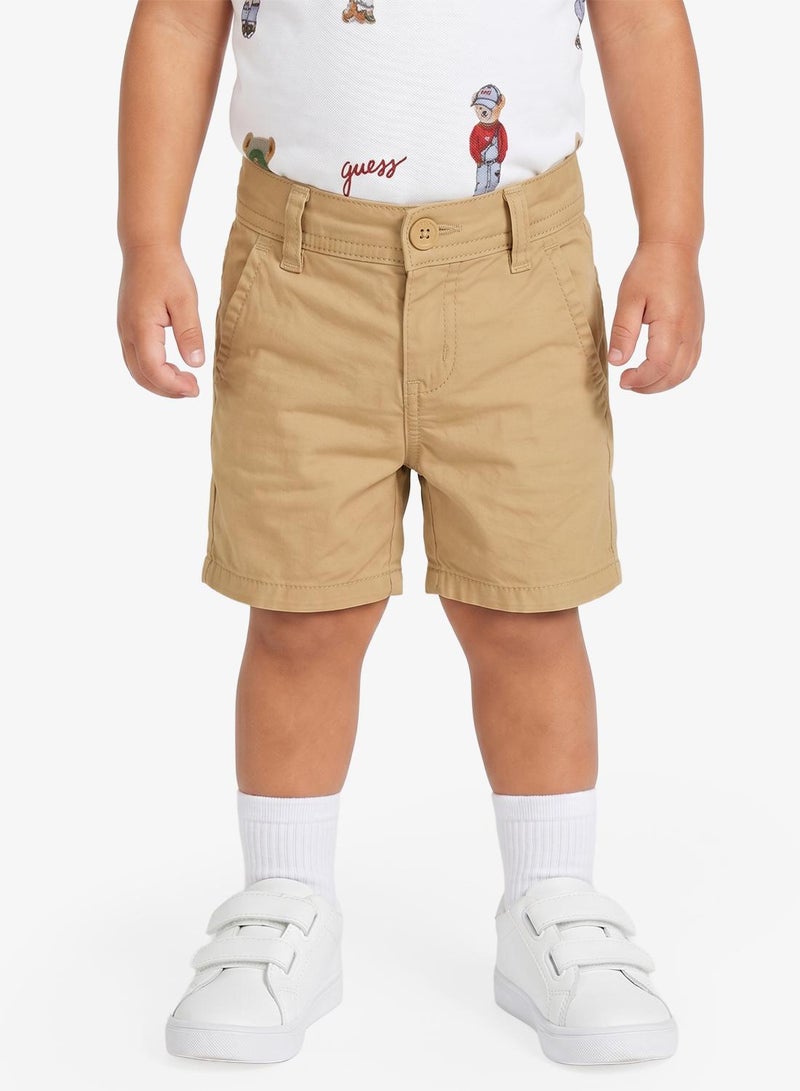 GUESS Infant Poplin Chino Shorts - Image 5