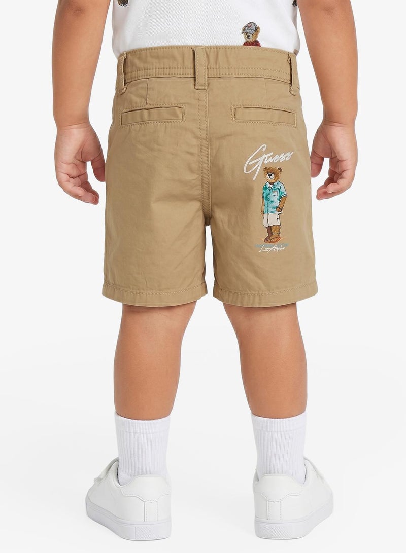 GUESS Infant Poplin Chino Shorts - Image 3