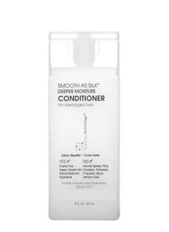 Giovanni 2 Chic Giovanni Smooth As Silk Deeper Moisture Hair Conditioner For Damaged Hair  Deep Moisture For Manageable Smoothness Detangles While Protecting Against Split Ends 60 Ml 