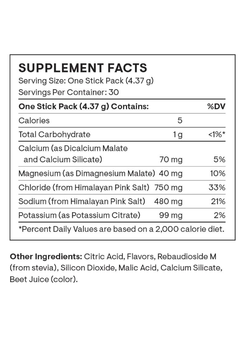 Thorne Daily Electrolytes Watermelon Flavored With Other Natural Flavors 480 Mg Sodium 30 Stick Packs 30  - Image 2