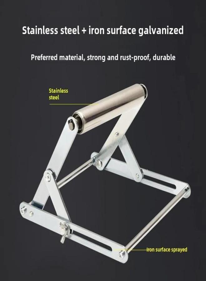Cutting machine support frame, balance lifting bracket, foldable stainless steel support frame 30CM - Image 2