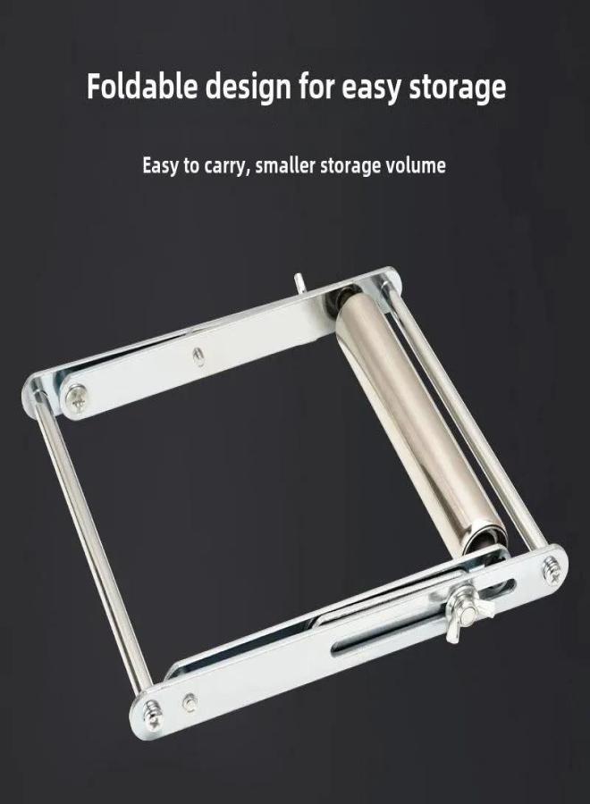 Cutting machine support frame, balance lifting bracket, foldable stainless steel support frame 30CM - Image 3