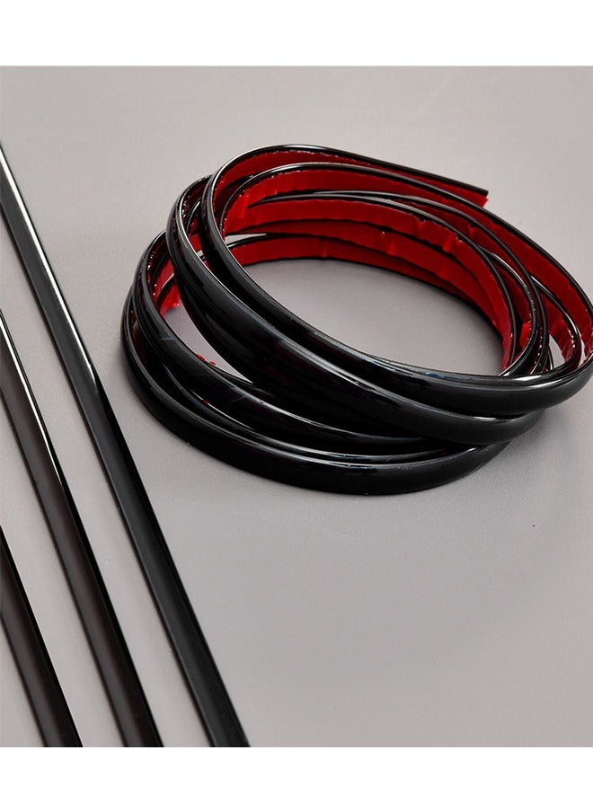 ZCM-HAPPY 3D Self-Adhesive PVC Trim High Gloss Waterproof Decorative Strip for Wall and Automotive, 2.8m Length, 2mm Thickness  - Image 1