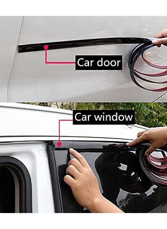 ZCM-HAPPY 3D Self-Adhesive PVC Trim High Gloss Waterproof Decorative Strip for Wall and Automotive, 2.8m Length, 2mm Thickness  - Image 5