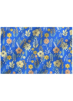 BSB HOME Premium Glace Cotton King Bed Sheets with 2 King Pillowcases by Kingston | Luxurious Soft Sheets (3 Piece Set, 275 X 275 CM Flat sheet, 50 X 75 CM Pillow Covers, Blue and Yellow)  - Image 3