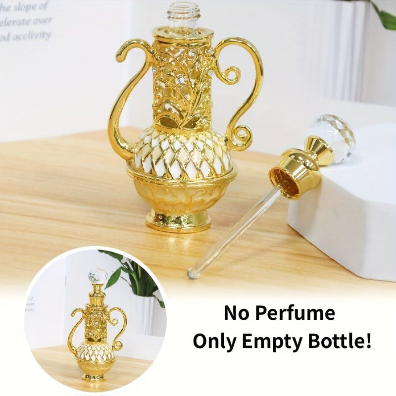 A 0.41 Oz Empty Bottle Blue Green Wine Jug Perfume Bottle Home Decoration Dressing Table Ornament Ladies Festival Gift Portable Travel Essential Portioning Storage - Image 4