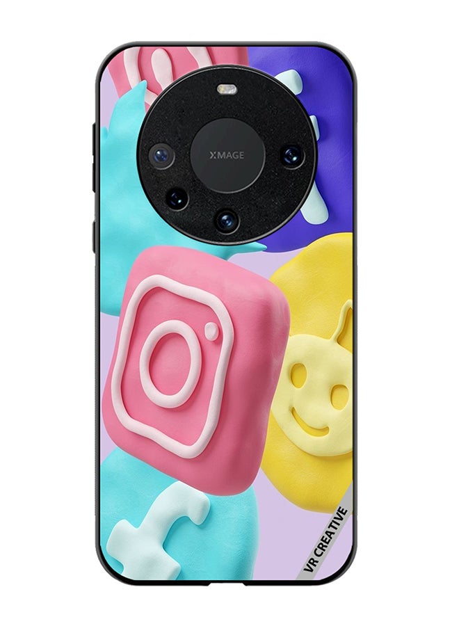 VR CREATIVE Protective Case Cover For Huawei Mate 60 Pro Icon Design Multicolour - Image 1
