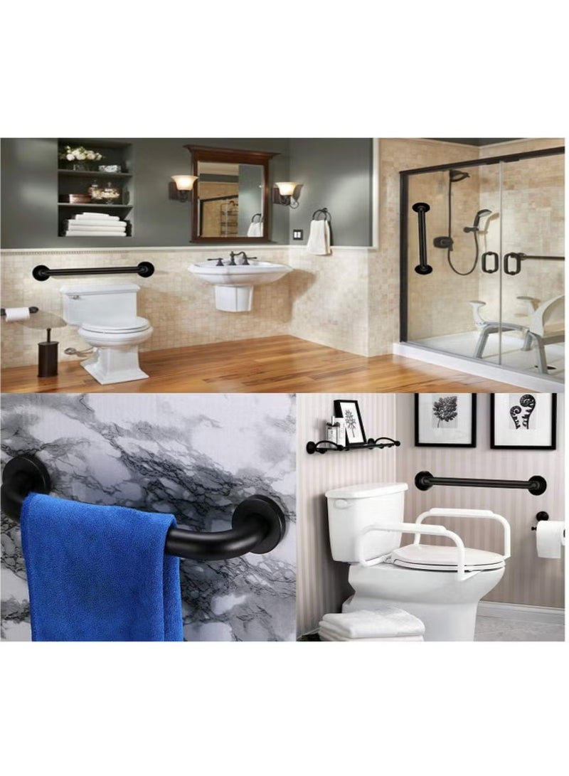 DCL Black Stainless Steel Grab Handle 40cm - Image 2