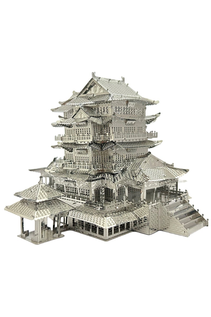 Tengwang Pavilion Tengwang Pavilion 3D Metal Puzzles For Adults DIY Mecha Model Kits Blocks Fighter