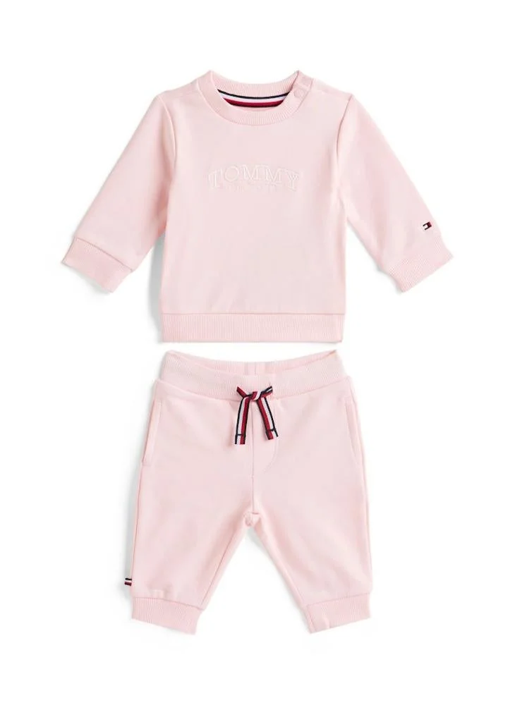 TOMMY HILFIGER Kids Crew Neck Sweatshirt and Pant Set