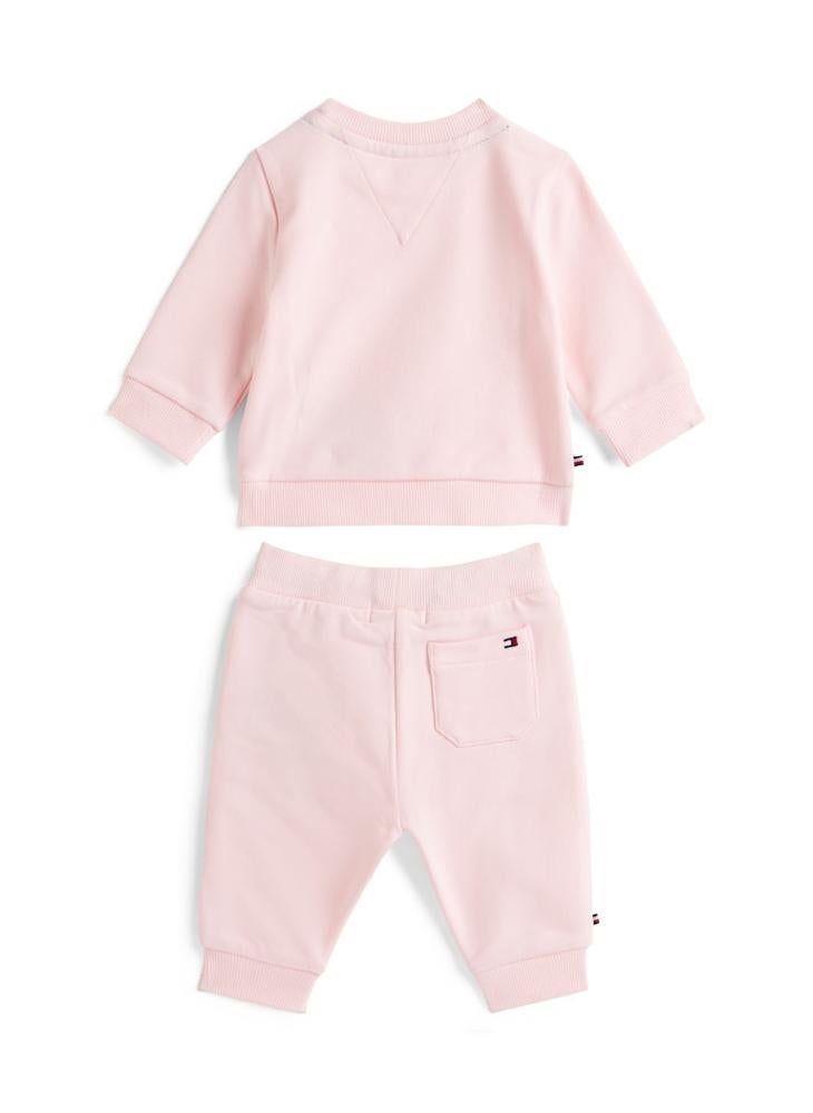 TOMMY HILFIGER Kids Crew Neck Sweatshirt and Pant Set - Image 3