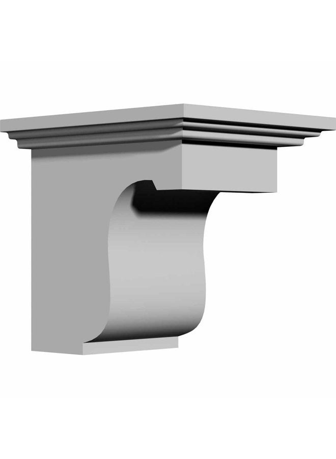 Ekena Millwork BKT10X10X04LE 4 7/8-Inch W x 10-Inch D x 10-Inch H Legacy Bracket - Image 1