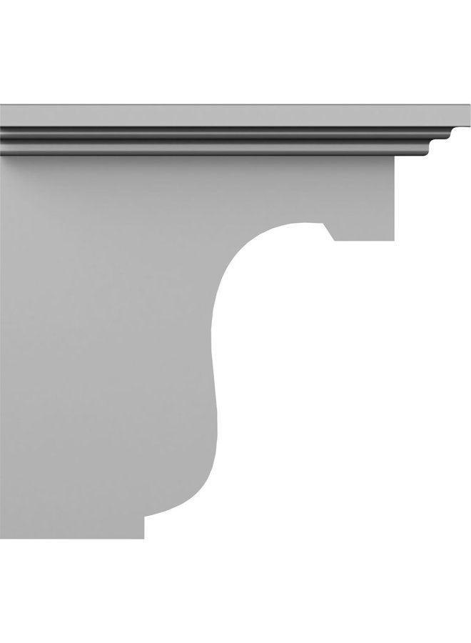 Ekena Millwork BKT10X10X04LE 4 7/8-Inch W x 10-Inch D x 10-Inch H Legacy Bracket - Image 4