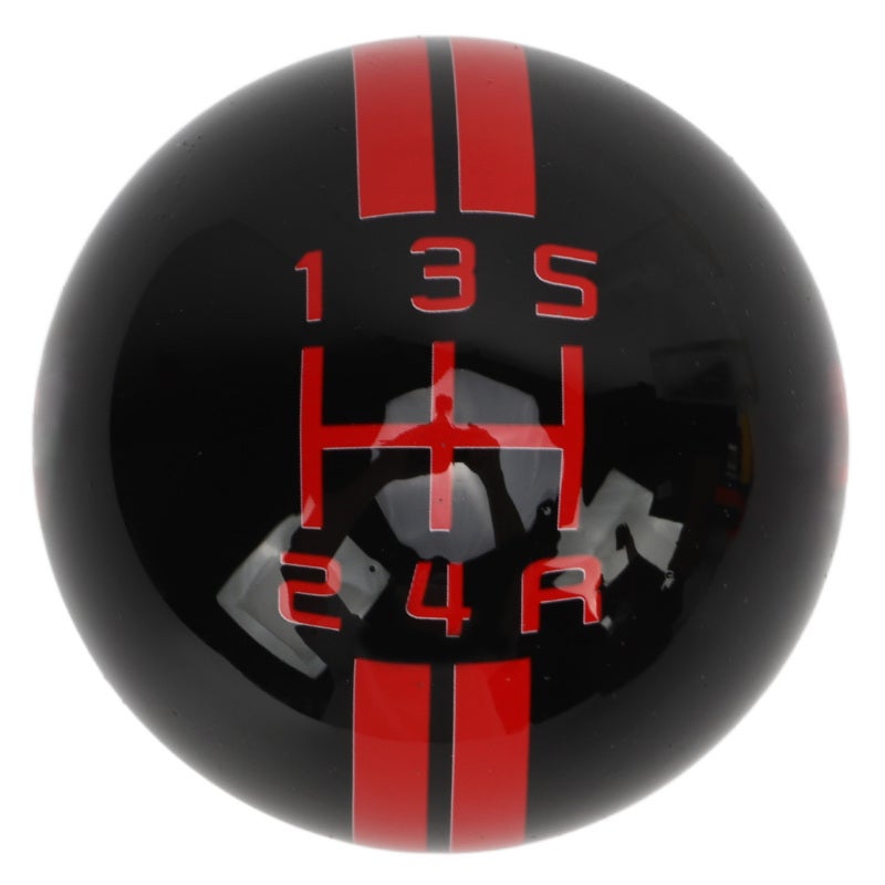 5 Speed Gear Shift Knob: Resin Material, 57x57x62mm, 3 Adapters - Comfortable Ergonomic Grip, Clear Gear Numbers, Easy Install Manual Transmission Shifter for Ford Mustang 1967-2018 - Image 1