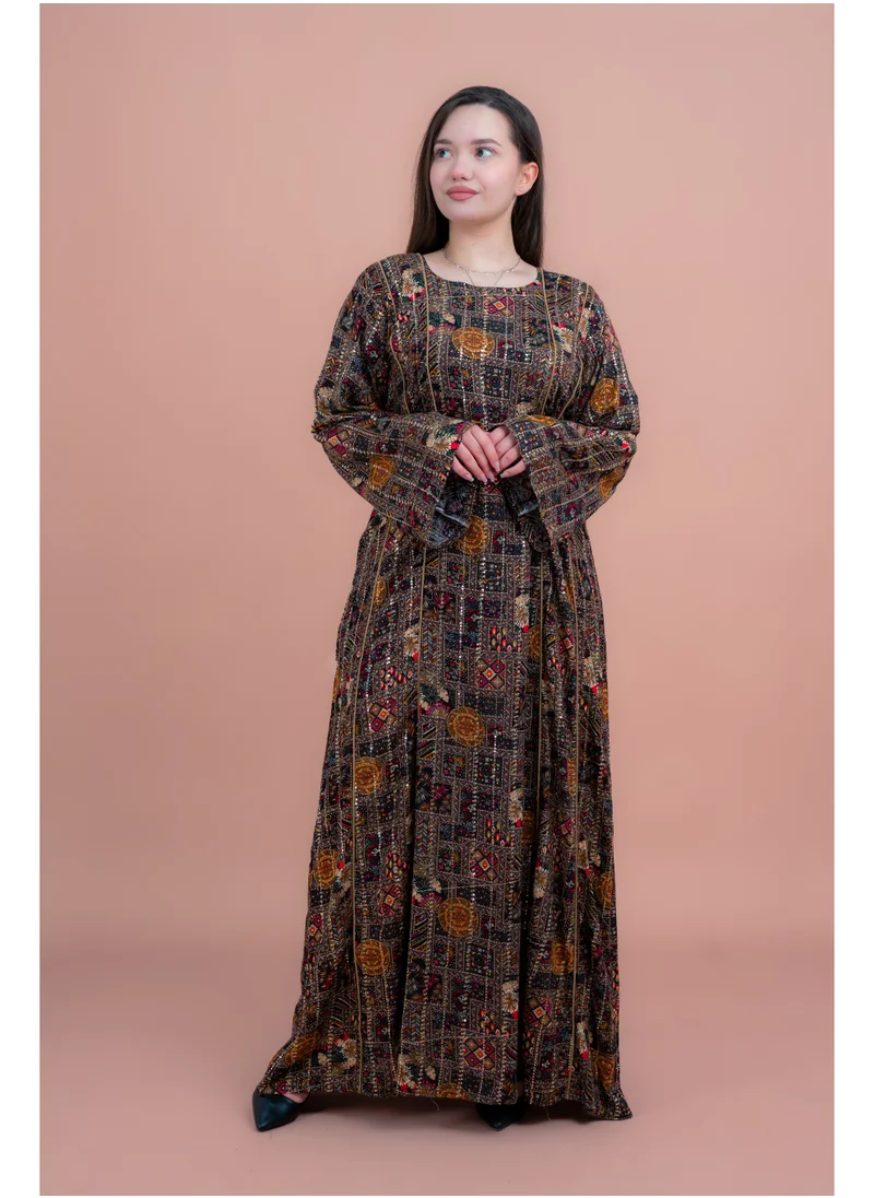 IKKXA Abstract Geometric Maxi IK050 Black