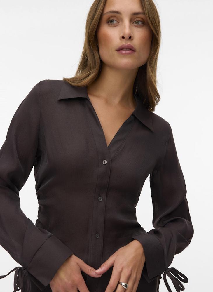 VERO MODA Casual Regular Fit Long Sleeve Shirt - Image 4