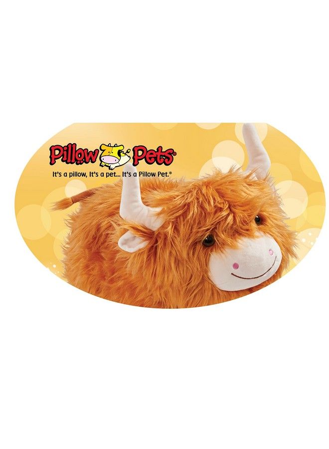 Pillow Pets 18" Highland Cow Stuffed Animal Plush Toy - Image 5