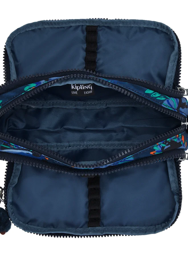 kipling Large pencase Unisex Blue Monkey Fun Gitroy